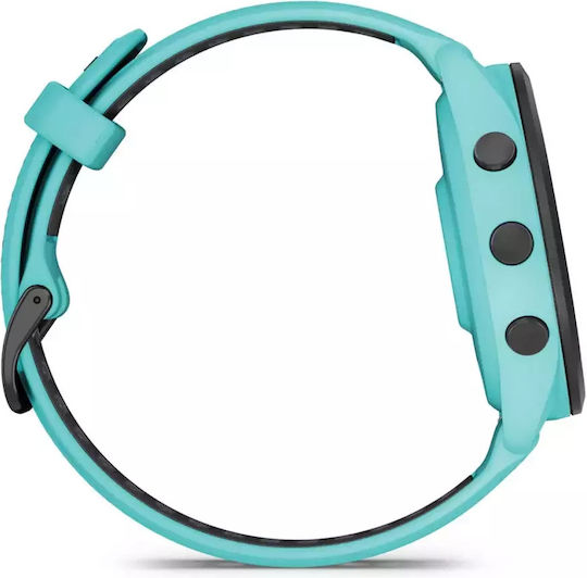 Garmin Forerunner 265 46mm Waterproof Smartwatch with Heart Rate Monitor (Aqua/Black)