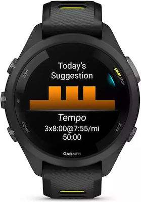 Garmin Forerunner 265s Smartwatch Black Amp Yellow Skroutz.gr