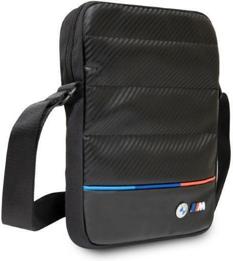 BMW Geantă Tricolor Carbon Neagră Universal 10"