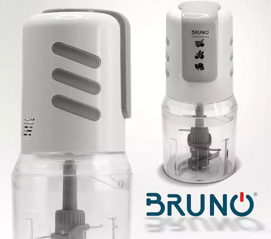 Bruno Πολυκόπτης Multi 400W με Δοχείο 500ml Λευκός