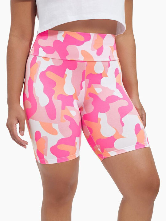 Ugg Australia Rilynn Short Print Frauen Fahrrad Leggings Rosa