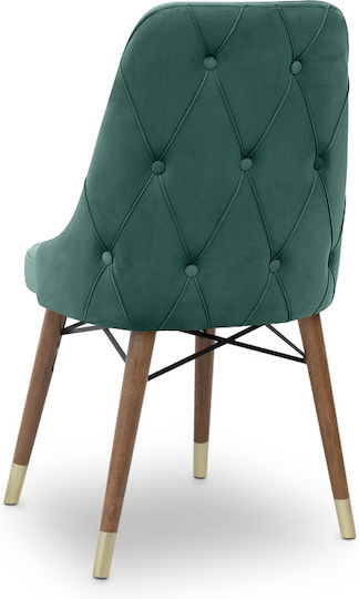 Venus Dining Room Velvet Chair Gold 53x48x95cm