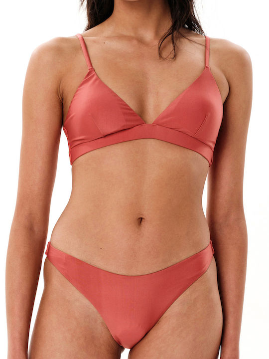 Bikini Set Triangle With Removable Padding & Brazil Terracotta 231.EW571.19-Terracotta