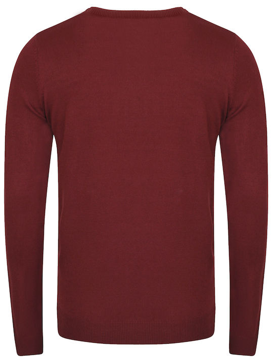 Kensington Eastside Henriks Baumwolle Rundhalsausschnitt Pullover 1A8302 - Oxblood