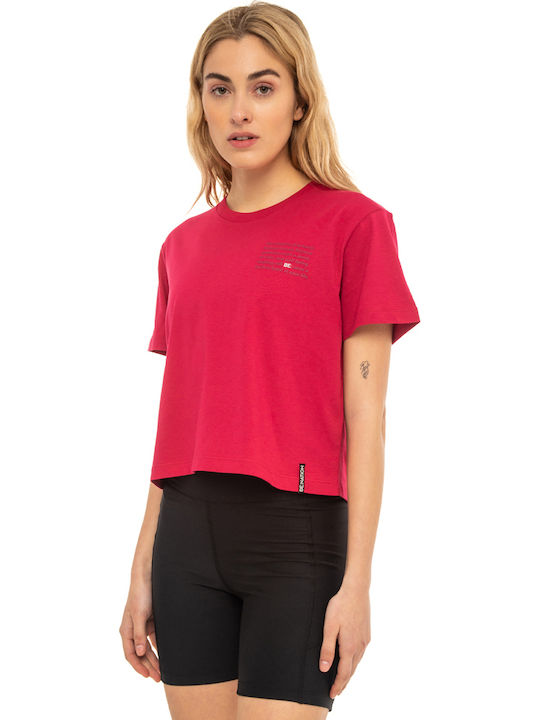 Women's Crop T-shirt Fuchsia