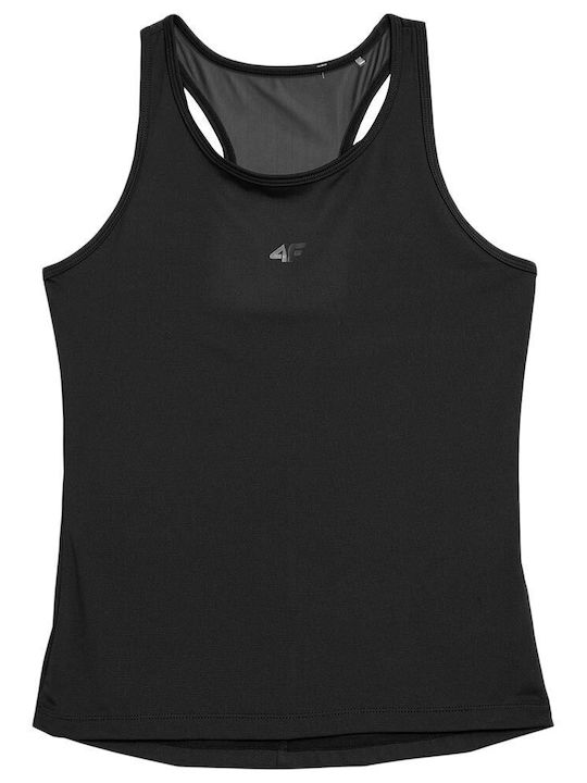 4F Women's Athletic Blouse Sleeveless Black