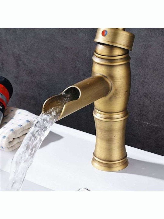 Mixing Sink Faucet Retro Bronze