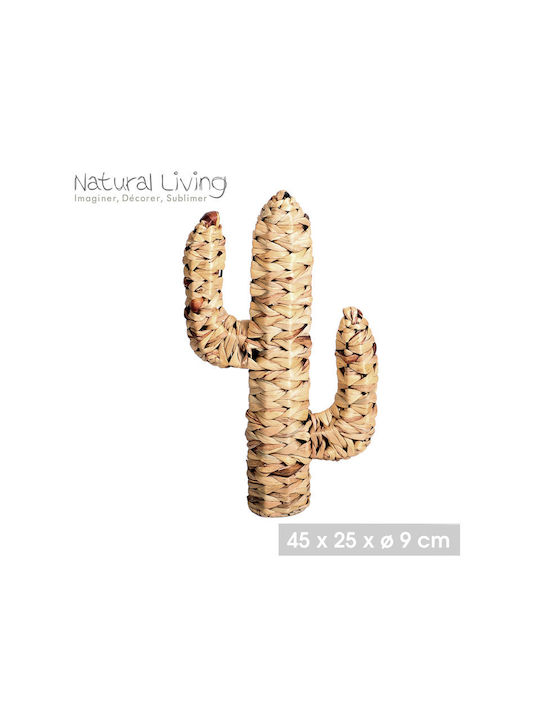 Natural Living Decorativ Cactus din Din paie 25x9x45cm 1buc