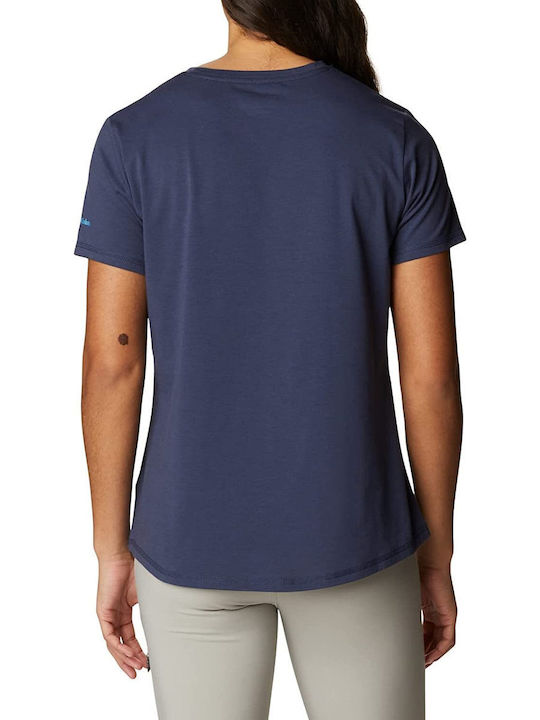 Columbia Women's T-shirt Navy Blue