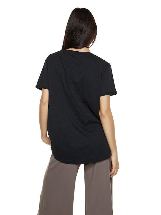 Bodymove Damen T-Shirt Schwarz