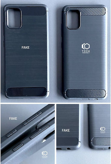 Tech-Protect Back Cover Σιλικόνης Μαύρο (Redmi 12C)