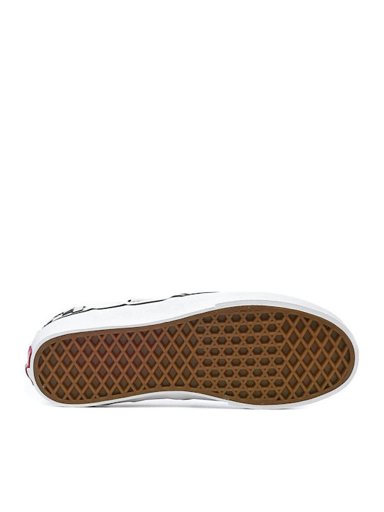 Asher Checkers Γυναικεία Slip-On Λευκά