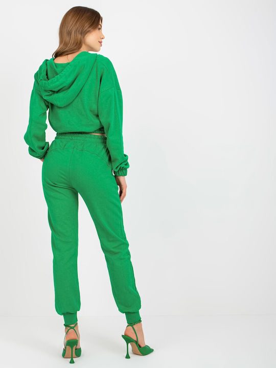 Ex Moda Set Women's Sweatpants Green