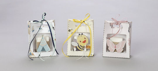 Bellissimo Christening Favor with Teddy Bear Fridge Magnet 24 Pieces