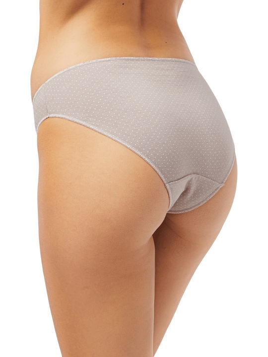 Invisible Βαμβακερά Women's Brazil 3Pack Seamless Beige