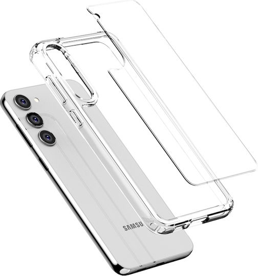 Crong Crystal Shield Back Cover Σιλικόνης Διάφανο (Samsung Galaxy S23+ Plus)