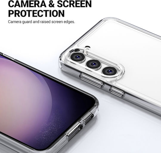 Crong Crystal Shield Back Cover Σιλικόνης Διάφανο (Samsung Galaxy S23+ Plus)