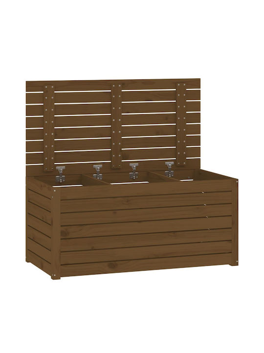 vidaXL Outdoor Storage Box Brown L101xW50.5xH46.5cm