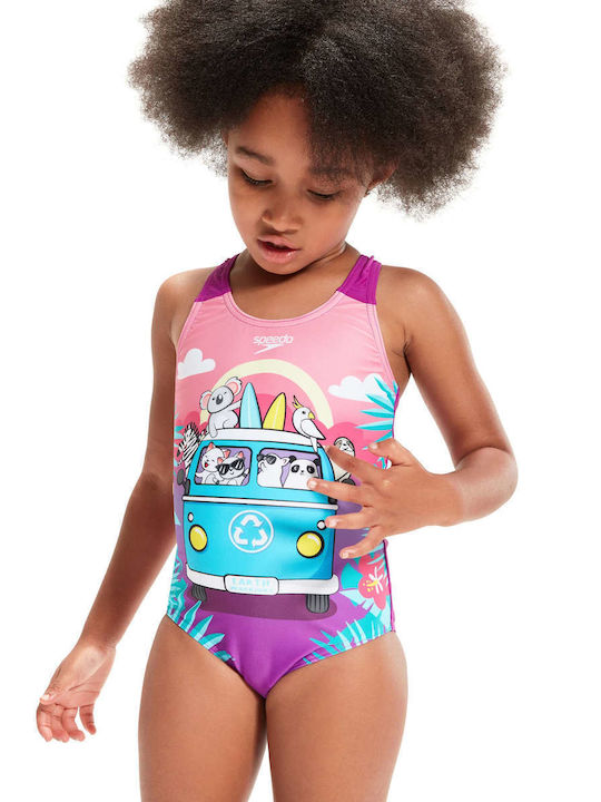 Speedo Παιδικό Μαγιό Ολόσωμο Μωβ Speedo Παιδικό Μαγιό Ολόσωμο Μωβ