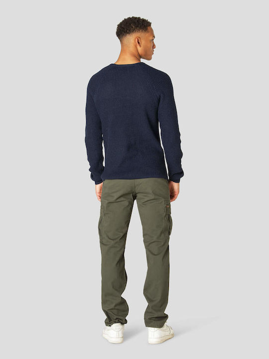 Trousers Cargo Elastic in Loose Fit Khaki