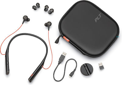 Plantronics Voyager 6200 UC In-ear Bluetooth Handsfree Μαύρο