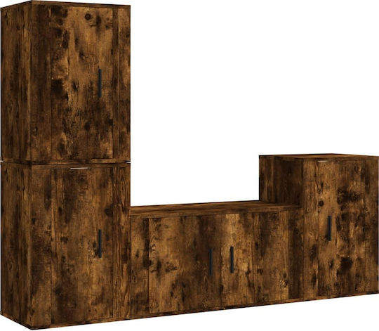 Living Room TV Unit Smoky Oak L80xW34.5cm