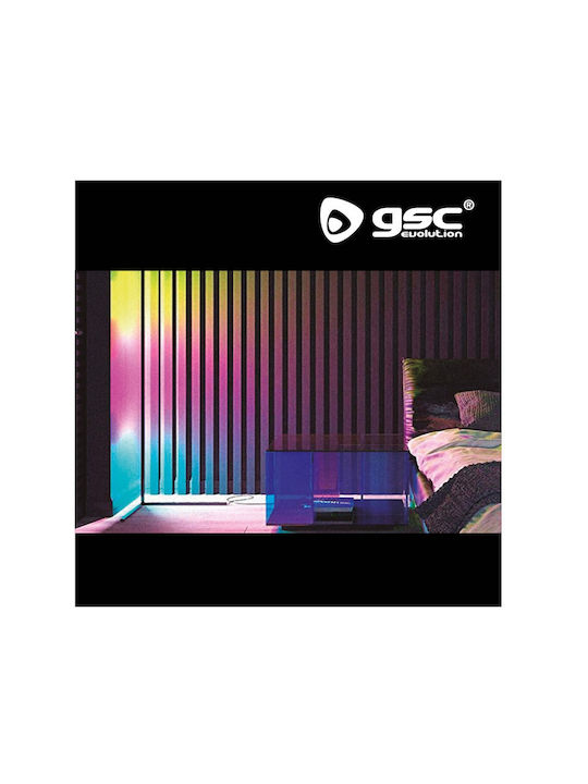 GSC LED Floor Lamp H156.2cm. with RGB Light 240lm Black