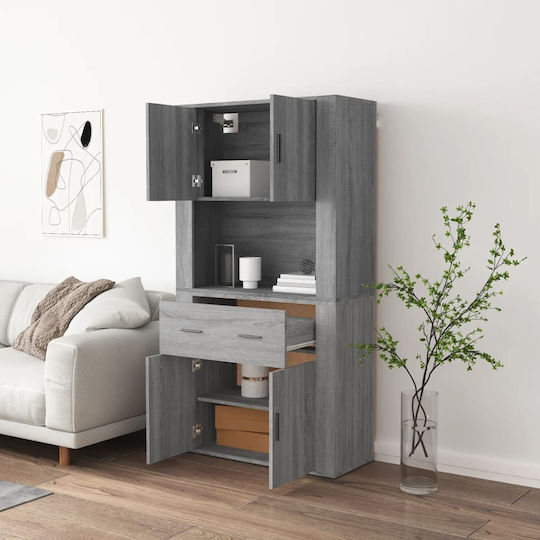 Wooden Office Cabinet 80x33x70cm