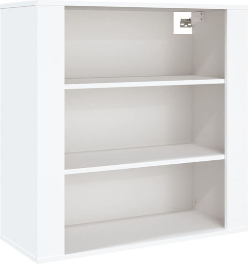 Office Storage Cabinet Wooden White 80x33x70cm