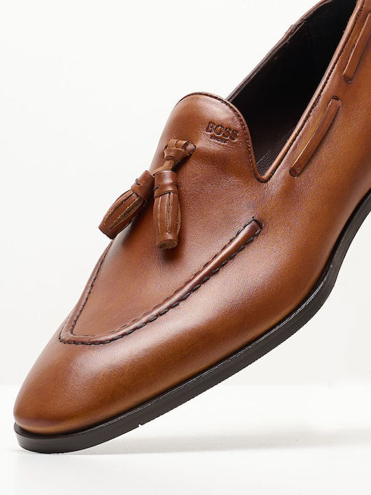 Men's Leather Moccasins Tabac Brown