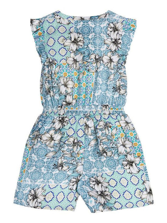 Guess Kids' Fabric Jumpsuit Shorts/Bermudas Light Blue
