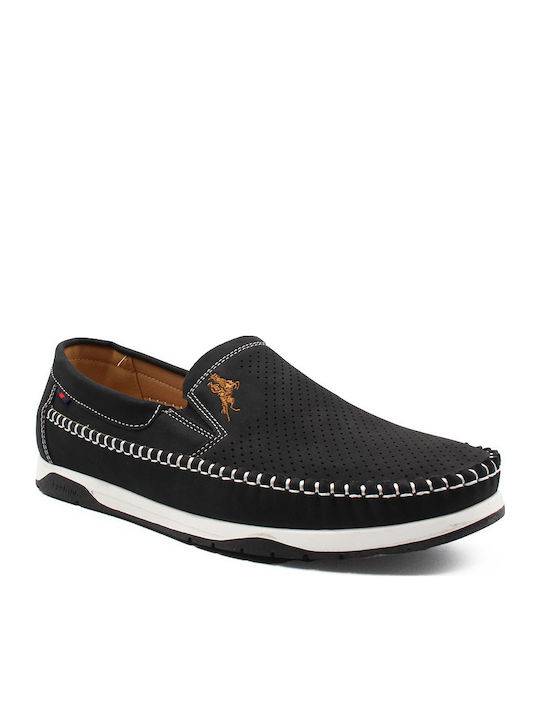 Herren Mokassins in Schwarz Farbe