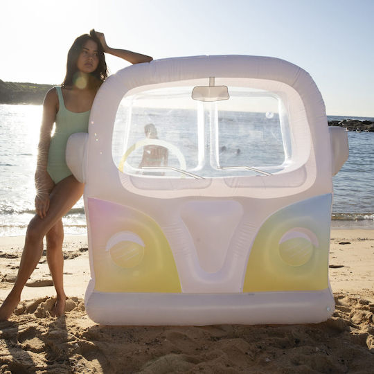 Sunnylife Luxe Camper Ombre Inflatable Mattress for 2 People White 160x155cm