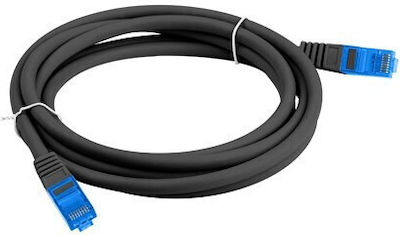 Cablexpert S/FTP Cat.6a Cable 0.5m Μαύρο