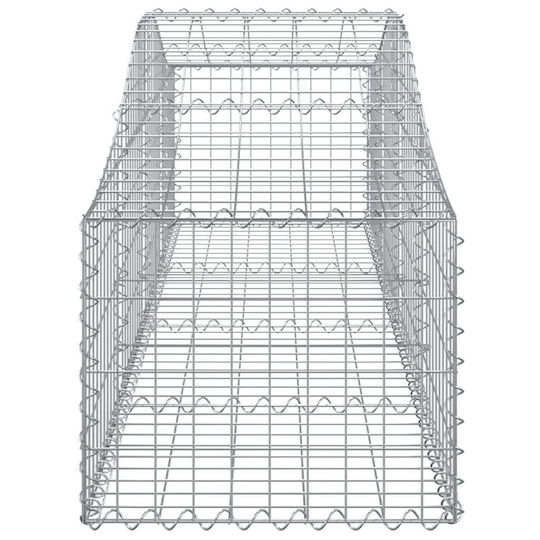vidaXL Кутия Gabin за Ограда на Градина от Стомана 50x50x60бр 200бр Сребрист
