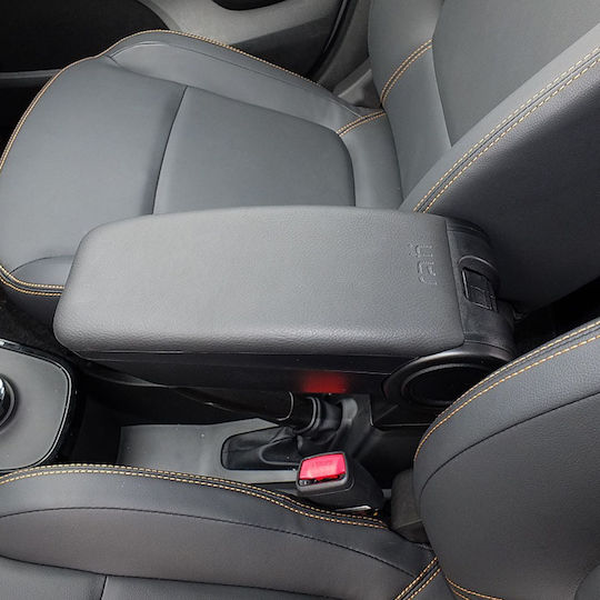 Rati Armster 3 Car PU Armrest for Seat Ibiza 6J 2008-2014 Black