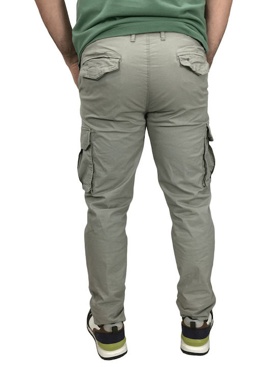 Trousers Cargo Elastic Grey/Beize
