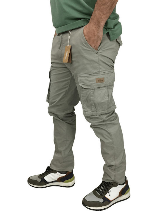 Trousers Cargo Elastic Grey/Beize