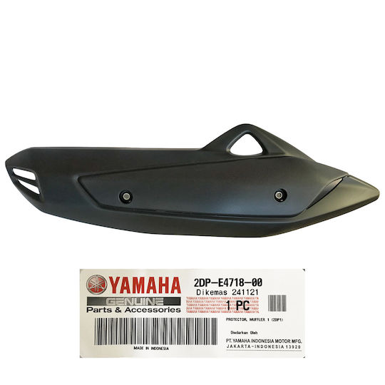 Yamaha Προστατευτικό Εξάτμισης Μοτοσυκλέτας Μαύρο
