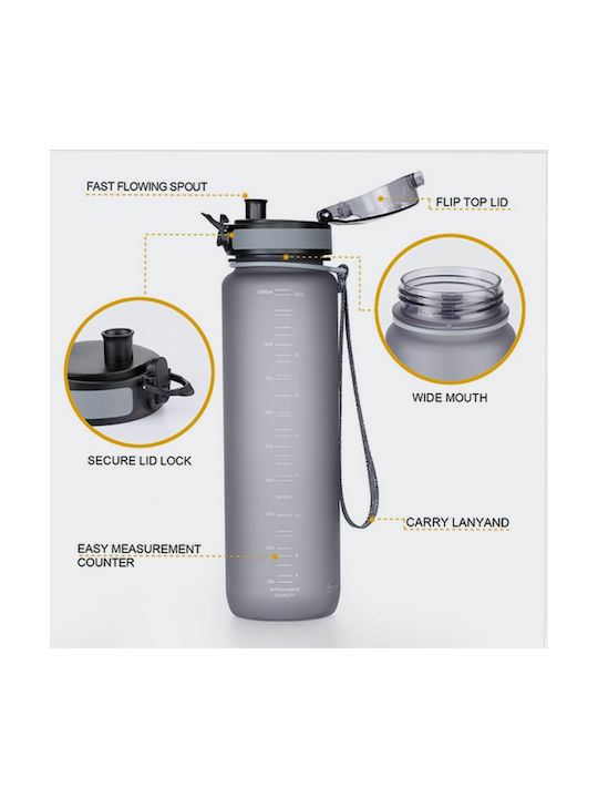 Uzspace Tritan BPA Free Plastic Water Bottle 500ml