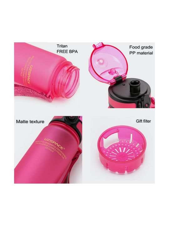 Uzspace Tritan BPA Free Plastic Water Bottle 500ml
