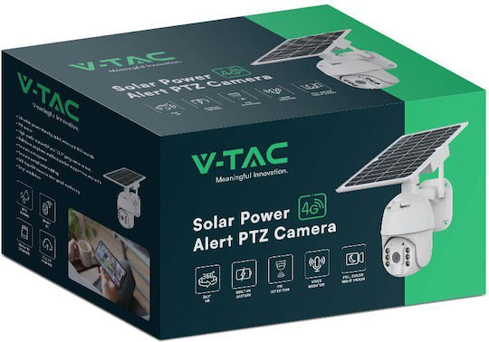 V-TAC 11616 IP Камера за наблюдение 4G Full HD 1080p Водоустойчива с Двупосочна Комуникация и Обектив 3.6мм