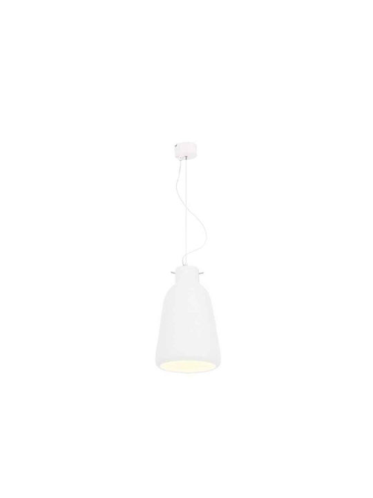 Zambelis Lights Pendant Light White with Socket E27 18x27cm