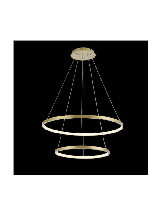 Atman Toledo Lustră Auriu 60cm.