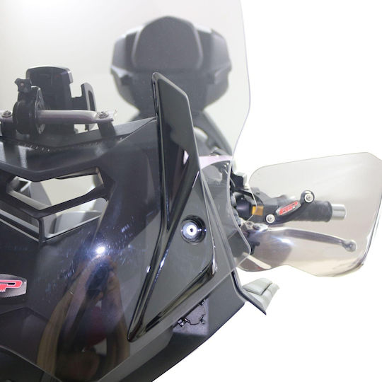 GPK Motorcycle Windshield & Windscreen Transparent Visor for Yamaha T-Max 530 '15-'18