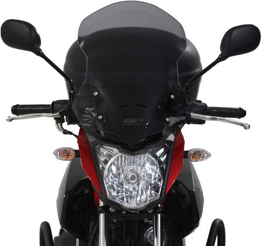 GPK Motorcycle Windshield & Windscreen Tinted Visor for Yamaha YS 125 19360401201