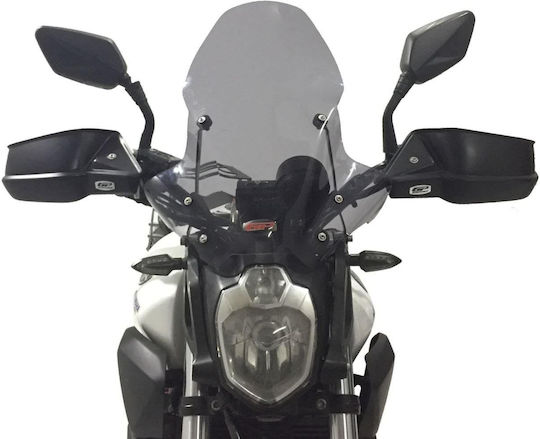 GPK Motorcycle Windshield & Windscreen Tinted Visor for Yamaha MT-03 19070800101189