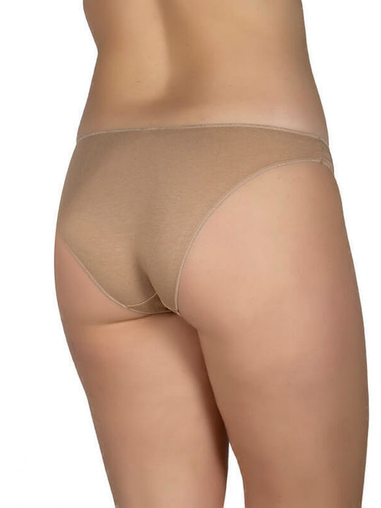 A.A UNDERWEAR Baumwolle Damen Slip Beige