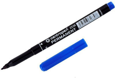 Centropen 2536 Permanent Marker 2mm Blue 08044