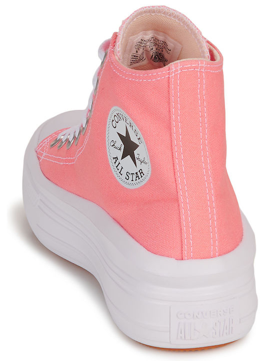 Chuck Taylor All Star Move Flatforms Boots Pink